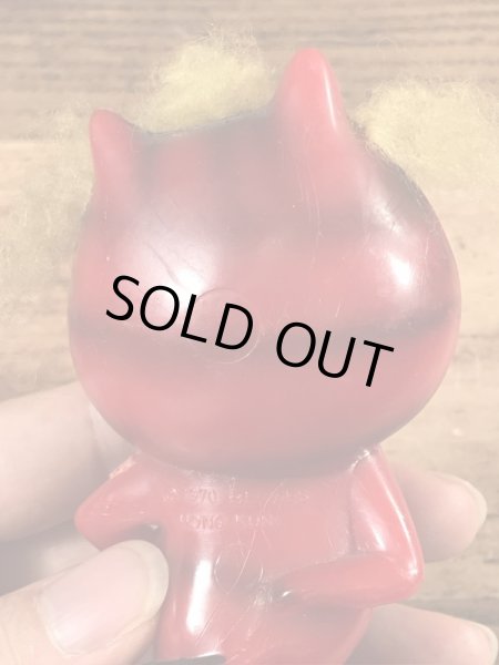 70年代頃のレッドデビルのビンテージメッセージドール