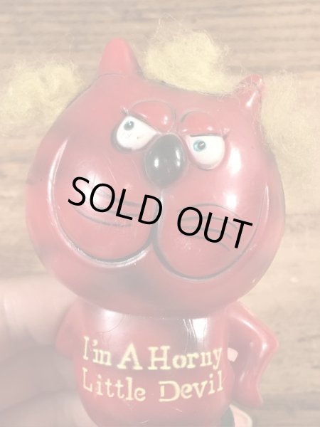 70年代頃のレッドデビルのビンテージメッセージドール