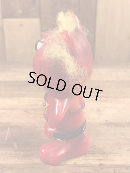 70年代頃のレッドデビルの猫のヴィンテージメッセージドール