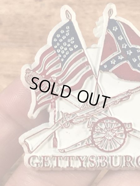 80年代頃のペンシルベニア州の町ゲティスバーグのビンテージマグネット