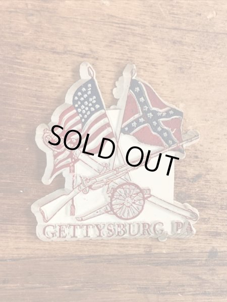 80年代頃のペンシルベニア州の町ゲティスバーグのビンテージマグネット