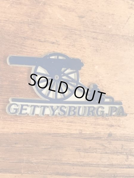 80年代頃のペンシルベニア州の町ゲティスバーグのビンテージマグネット