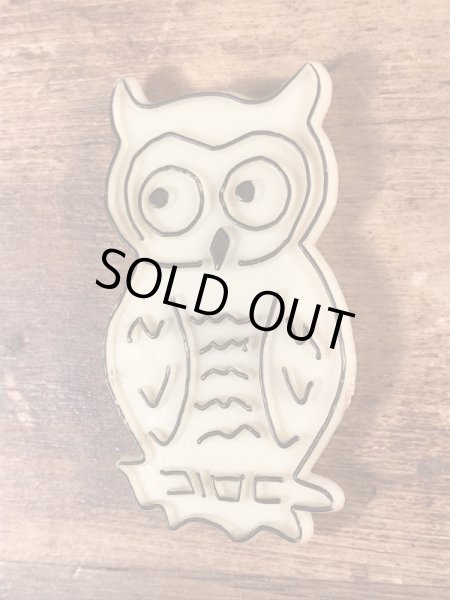 80年代頃のフクロウのヴィンテージマグネット