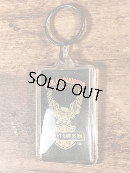 ハーレーダビッドソンのプラスチック製のヴィンテージキーホルダー