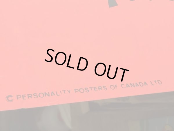 70年代頃のスヌーピーとチャーリーブラウンのパロディーのビンテージポスター