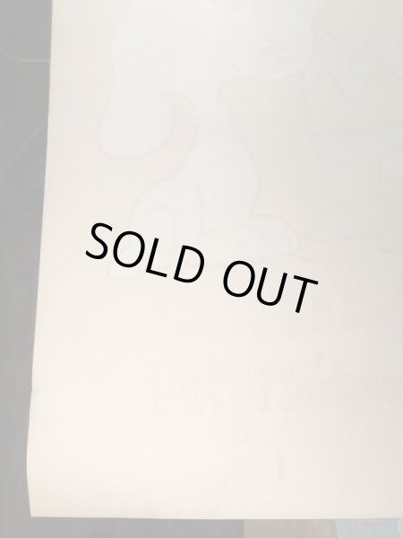 70年代頃のスヌーピーとチャーリーブラウンのパロディーのビンテージポスター