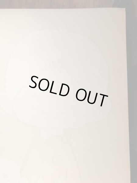 70年代頃のスヌーピーとチャーリーブラウンモチーフのヴィンテージブラックライトポスター