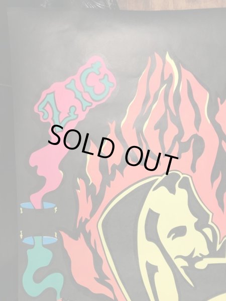 70年代頃のジグザグマンのビンテージポスター