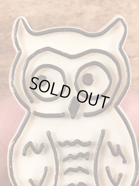 80年代頃のフクロウのビンテージマグネット