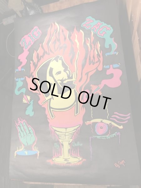 70年代頃のジグザグマンのビンテージポスター