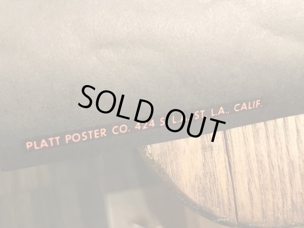 70年代頃のジグザグマンのビンテージポスター