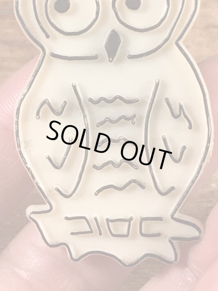 80年代頃のフクロウのヴィンテージマグネット