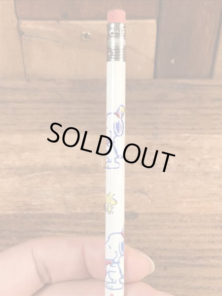 70〜80年代頃のスヌーピーとウッドストックのヴィンテージえんぴつ