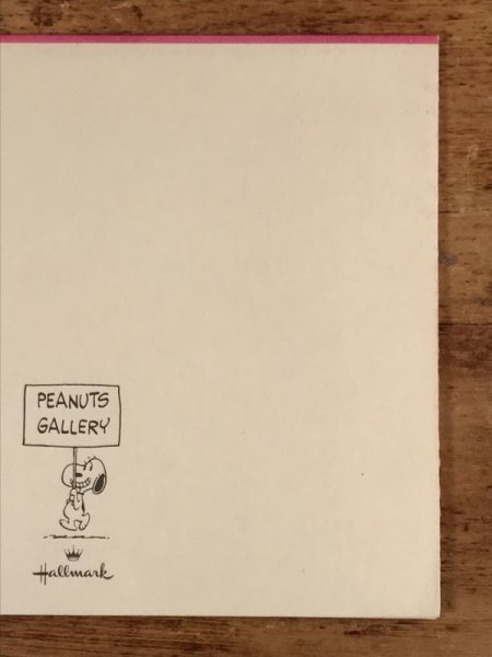 70〜80年代頃のスヌーピーとウッドストックのビンテージグリーティングカード