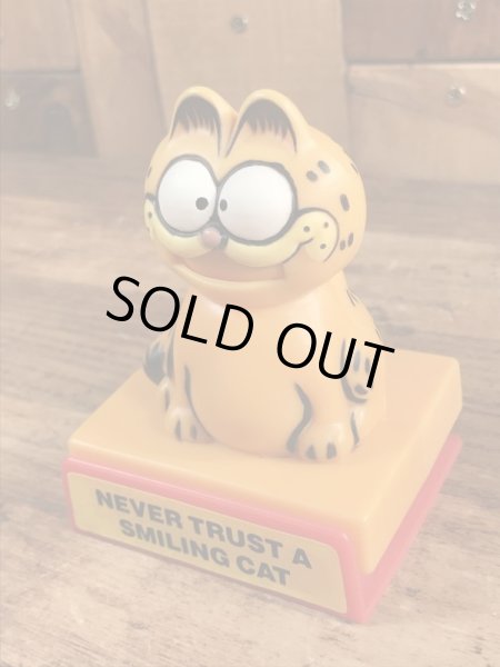 80年代頃のガーフィールドのヴィンテージプッシュトイ