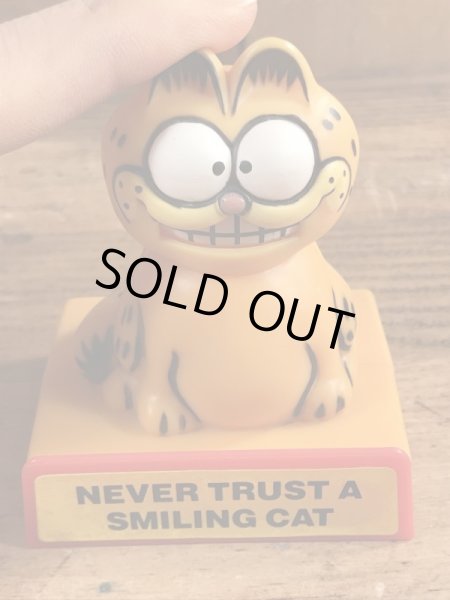 80年代頃のガーフィールドのビンテージメッセージトイ