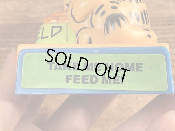 80年代頃のガーフィールドのヴィンテージメッセージトイ