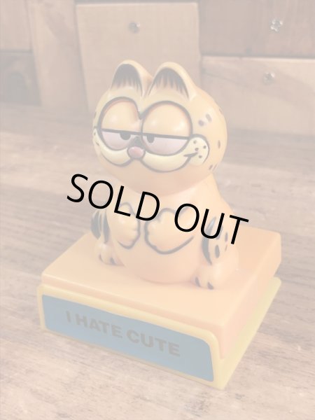 80年代頃のガーフィールドのヴィンテージメッセージトイ