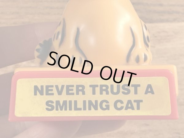 80年代頃のガーフィールドのヴィンテージプッシュトイ