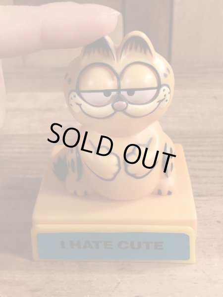 80年代頃のガーフィールドのビンテージプッシュトイ