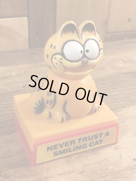 80年代頃のガーフィールドのビンテージメッセージトイ