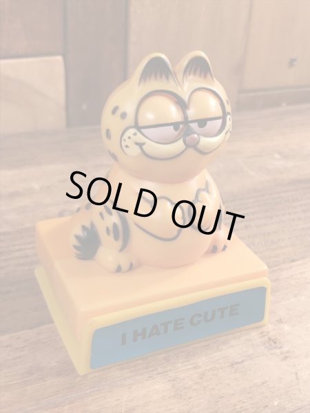 80年代頃のガーフィールドのビンテージプッシュトイ