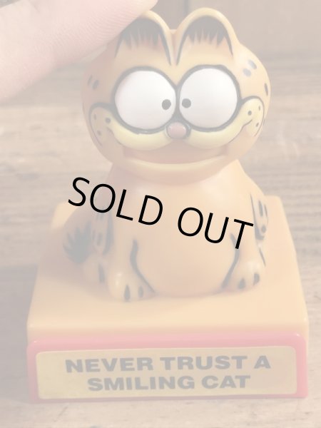 80年代頃のガーフィールドのヴィンテージプッシュトイ