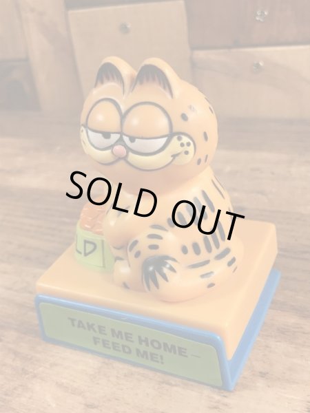 80年代頃のガーフィールドのヴィンテージメッセージトイ