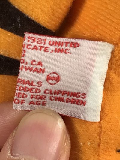 画像2: Fun Farm Garfield Mini Tricot Doll ガーフィールド ビンテージ プラッシュドール ぬいぐるみ 80年代