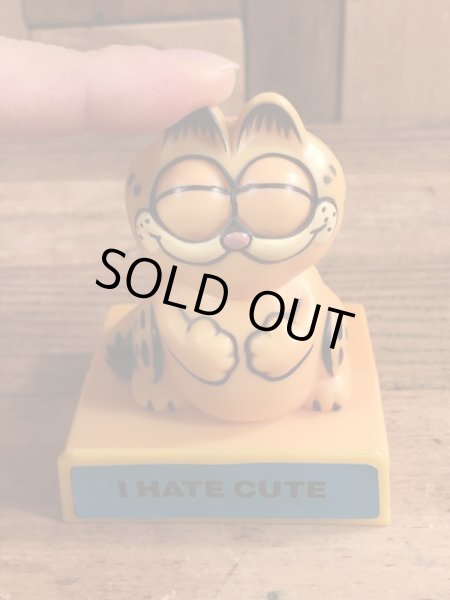 80年代頃のガーフィールドのヴィンテージメッセージトイ