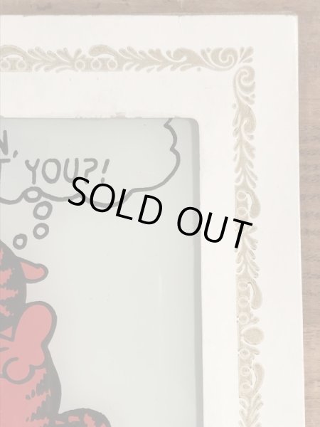 70〜80年代頃のガーフィールドのビンテージガラスプレート