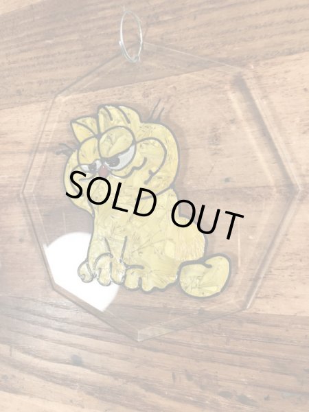 70〜80年代頃のガーフィールドのヴィンテージガラスプレート