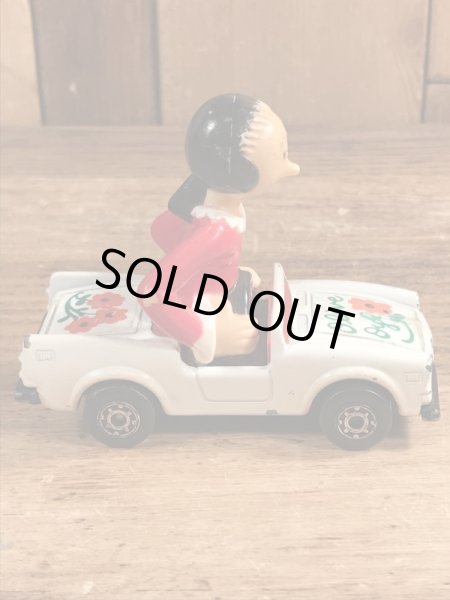 80年代頃のポパイのオリーブのビンテージミニカー