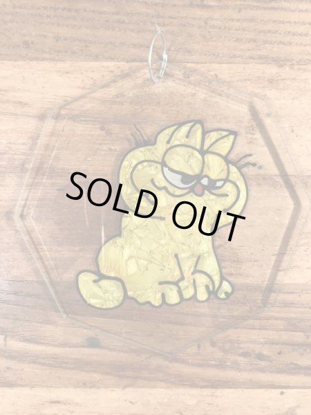 70〜80年代頃のガーフィールドのヴィンテージガラスプレート