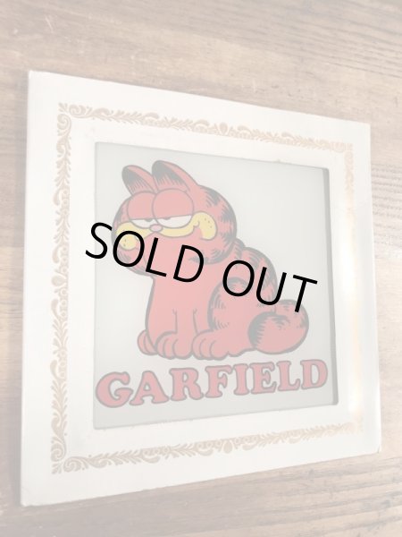 70〜80年代頃のガーフィールドのビンテージガラスプレート