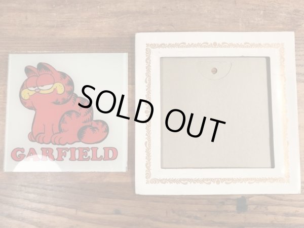 70〜80年代頃のガーフィールドのヴィンテージ壁掛けプレート