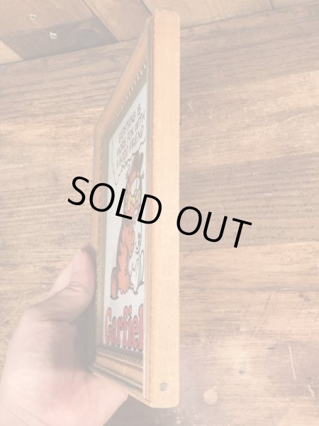 70〜80年代頃のガーフィールドのヴィンテージガラスアート