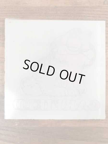 70〜80年代頃のガーフィールドのビンテージガラスプレート