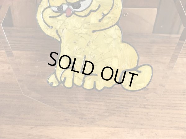 70〜80年代頃のガーフィールドのヴィンテージガラスプレート