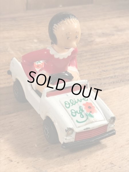 80年代頃のポパイのオリーブのビンテージミニカー
