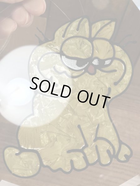 70〜80年代頃のガーフィールドのヴィンテージガラスプレート