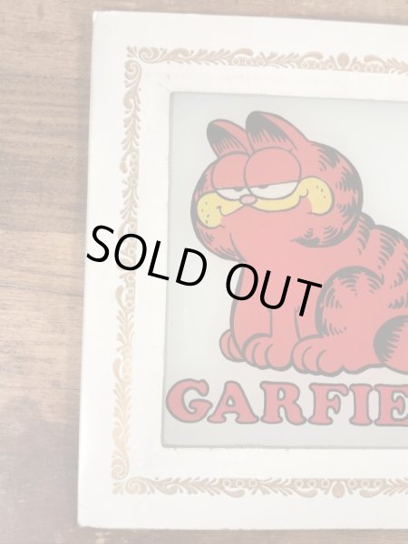 70〜80年代頃のガーフィールドのビンテージガラスプレート