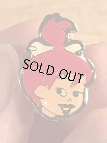 80年代頃のフリントストーンのペブルスのビンテージピンズ