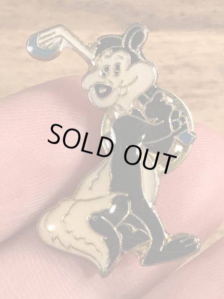 80年代頃のルーニーテューンズのペペルピューのヴィンテージピンバッチ