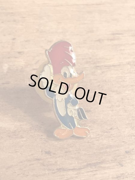 80年代頃のウッディーウッドペッカーのビンテージピンバッジ