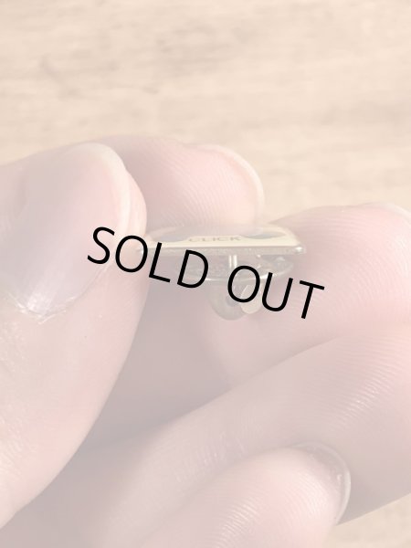 80年代頃のClickのエナメル加工のヴィンテージピンズ