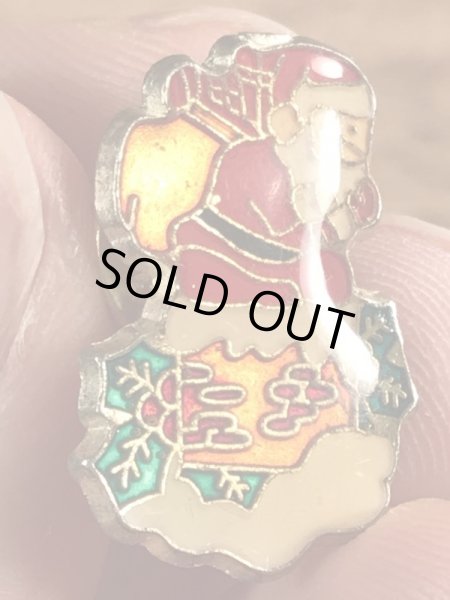 80年代頃のサンタクロースのヴィンテージピン