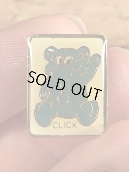 80年代頃のClickのエナメル加工のヴィンテージピンズ