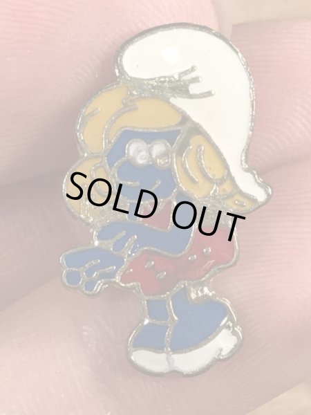 80年代頃のスマーフェットのヴィンテージピンバッチ