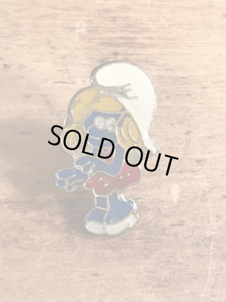 80年代頃のスマーフェットのビンテージピンバッジ